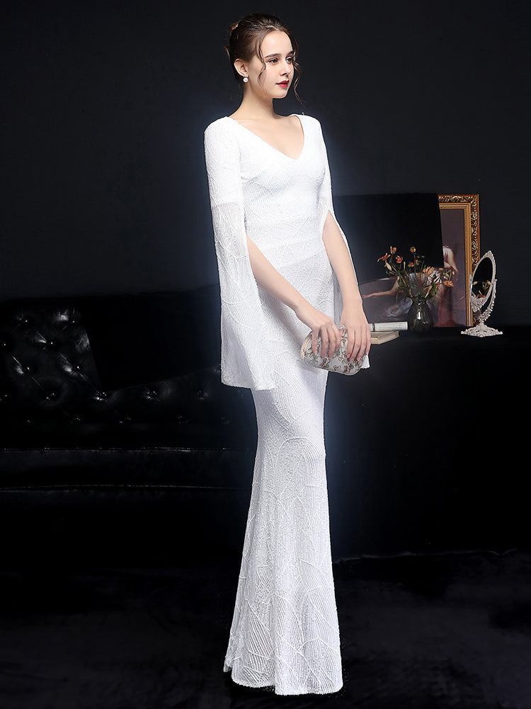 Elegant Sequined Maxi Dress