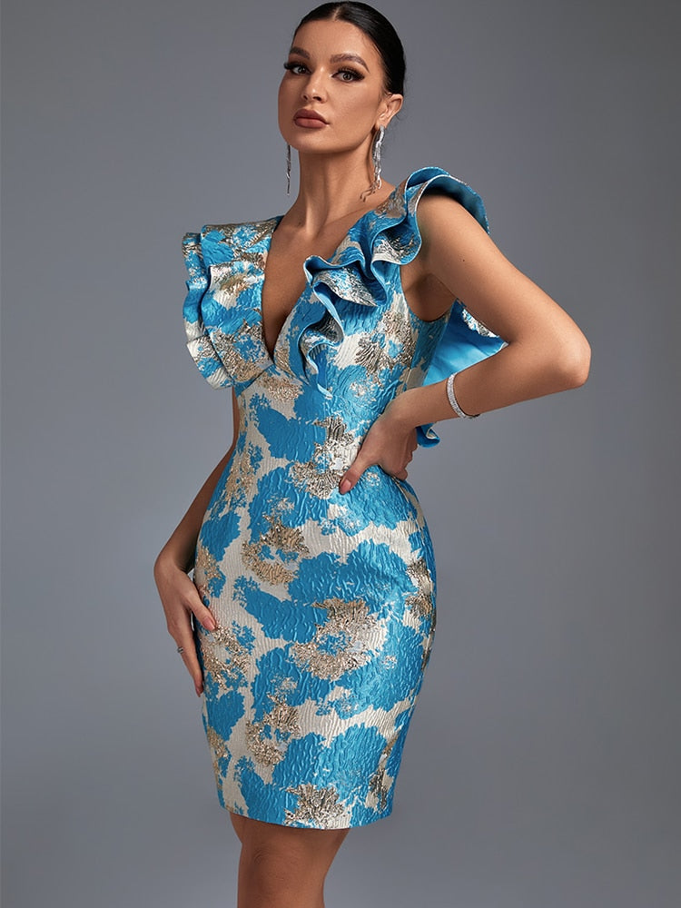 Kamini Jacquard Dress